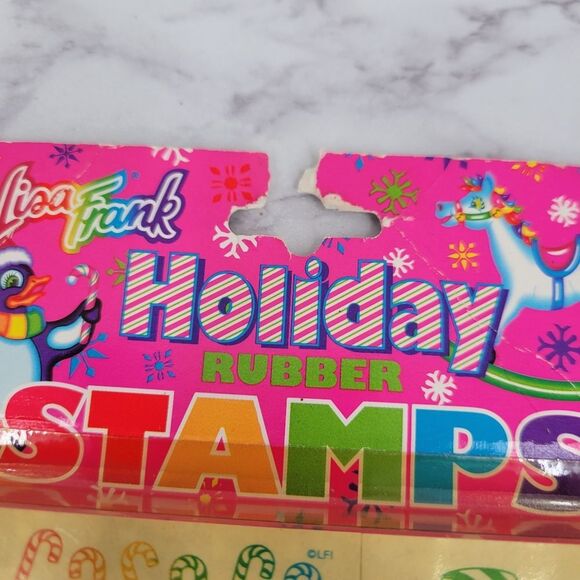 Lisa Frank Vintage Holiday Rubber Stamps - Picture 3 of 10